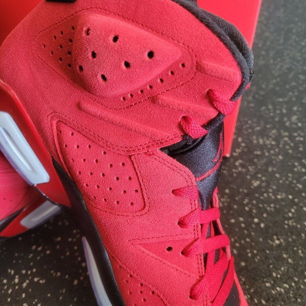 Nike Air Jordan 6 Retro Shoes Toro Bravo Red Black CT8529-600 Men's 13 - Picture 6 of 9